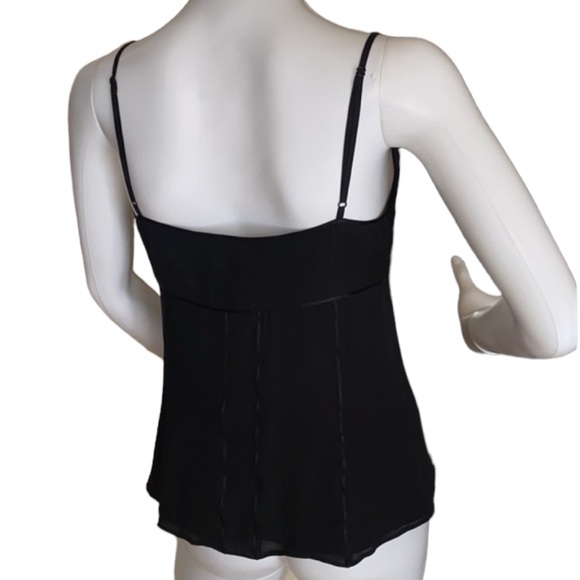 Express Silk Y2K whimsigoth Vtg. Chiffon w/ Satin trim / side Zip / Sm. - Picture 3 of 16